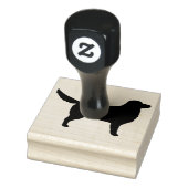 Nova Scotia Duck Tolling Retriever Silhouette Gummistempel (Stempel)