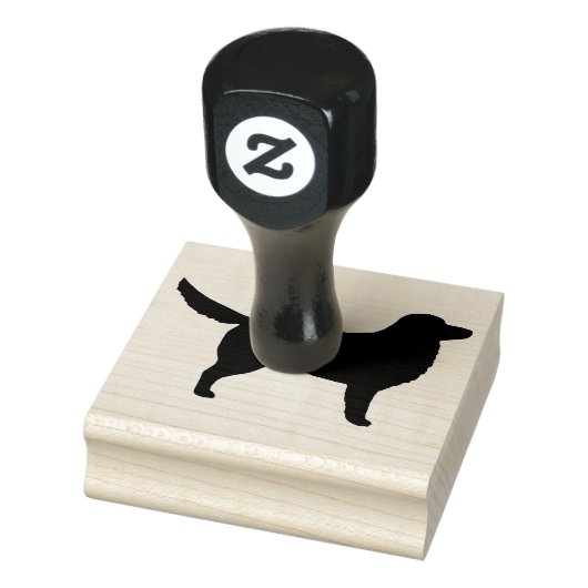 Nova Scotia Duck Tolling Retriever Silhouette Gummistempel (Stempel)