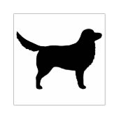 Nova Scotia Duck Tolling Retriever Silhouette Gummistempel (Prägung)