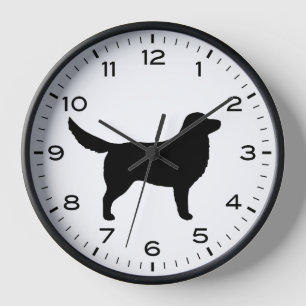 Nova Scotia Duck Tolling Retriever Silhouette Uhr