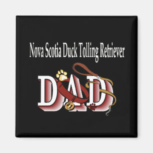 NOVA SCOTIA DUCK Tolling Retriever Vater Magnet