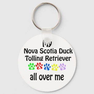 Nova Scotia Duck Tolling Retriever Walking Design Schlüsselanhänger