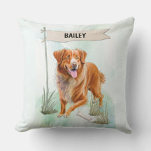 Nova Scotia Duck Tolling Retriever Wasserfarben-Hu