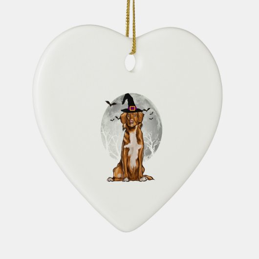 Nova Scotia Duck Tolling Retrievers Dog Hexenhut Keramik Ornament (Rechts)