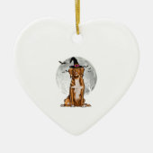 Nova Scotia Duck Tolling Retrievers Dog Hexenhut Keramik Ornament (Vorne)