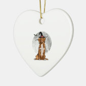 Nova Scotia Duck Tolling Retrievers Dog Hexenhut Keramik Ornament (Links)