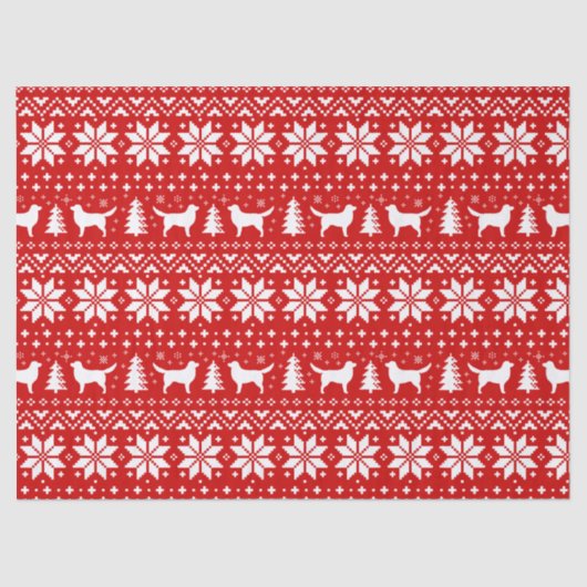 Nova Scotia Duck Tolling Retrievers Weihnachten Seidenpapier (Vorderseite)