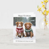 Nova Scotia Ducktolling Retrievers Weihnachtskarte Karte (Gelbe Blume)