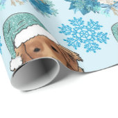 nova scotia ducs mautpflichtig retriever geschenkpapier (Rolleneckpunkt)