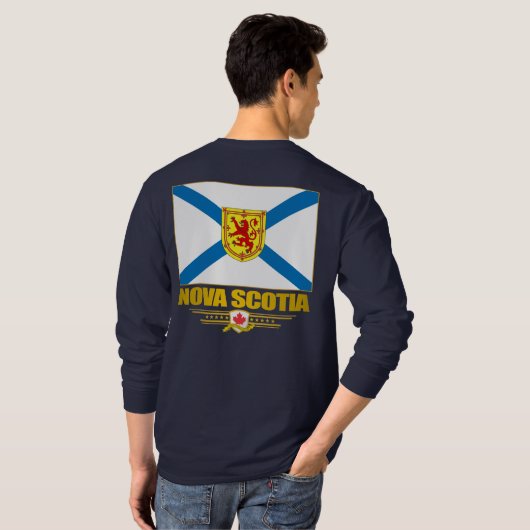Nova Scotia Flag Apparel T-Shirt (Schwarz voll)