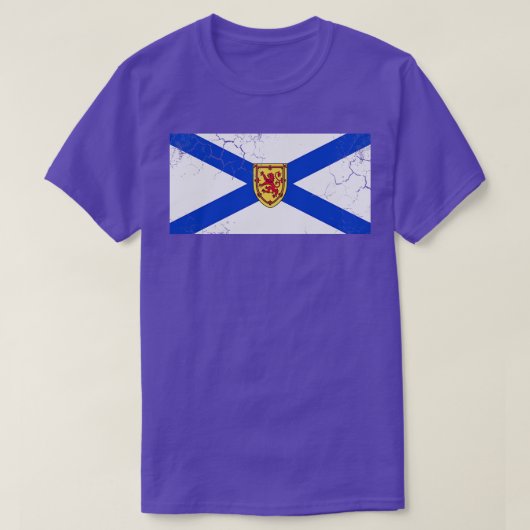 Nova Scotia Flag Canada Vintag Flag T-Shirt (Design vorne)