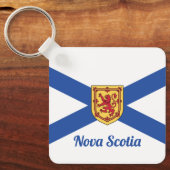 Nova Scotia Flag für Bluenosers Schlüsselanhänger (Vorderseite)