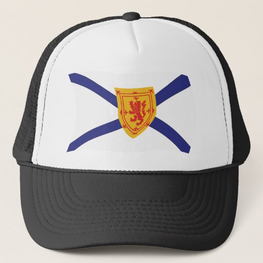 Nova Scotia Flag Hat Truckerkappe (Vorderseite)