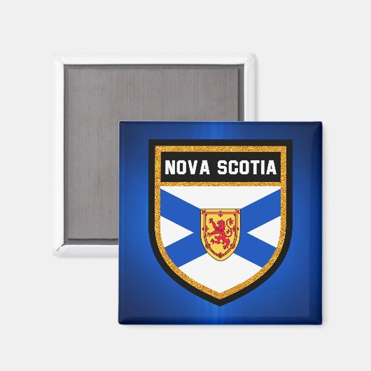 Nova Scotia Flag Magnet (Vorderseite/Rückseite)