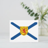 Nova Scotia Flag Postcard Postkarte (Stehend Vorderseite)