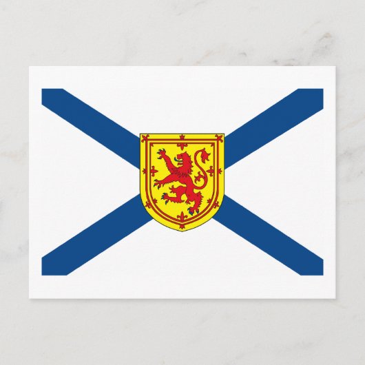 Nova Scotia Flag Postcard Postkarte (Vorderseite)
