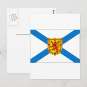 Nova Scotia Flag Postkarte (Vorne/Hinten)