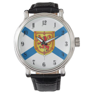 Nova Scotia-Flagge Armbanduhr