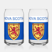 Nova Scotia-Flagge Dosenglas (Rückseite)