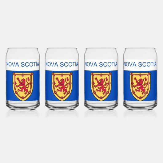 Nova Scotia-Flagge Dosenglas (Vorderseite)