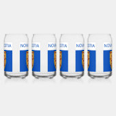 Nova Scotia-Flagge Dosenglas (Links)
