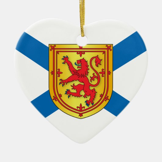 Nova Scotia-Flagge Keramikornament (Vorne)