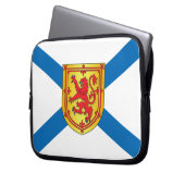 Nova Scotia-Flagge Laptopschutzhülle (Vorderseite Links)
