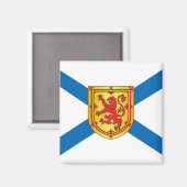 Nova Scotia-Flagge Magnet (Vorderseite/Rückseite)