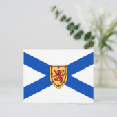 Nova Scotia-Flagge Postkarte (Stehend Vorderseite)