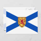 Nova Scotia-Flagge Postkarte (Vorne/Hinten)