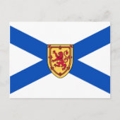 Nova Scotia-Flagge Postkarte (Vorderseite)