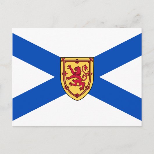 Nova Scotia-Flagge Postkarte (Vorderseite)
