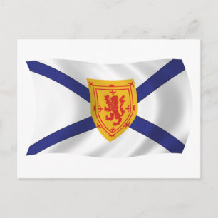 Nova-Scotia-Flaggen-Postkarte Postkarte