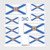 Nova Scotia Flags Graphic Aufkleber (Blatt)