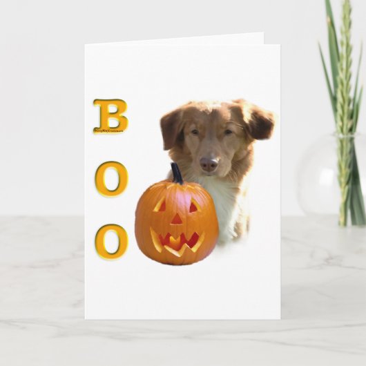 Nova Scotia Halloween BOO Karte (Vorderseite)