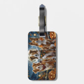 Nova Scotia Halloween Spooky Gepäckanhänger (Rückseite vertikal)