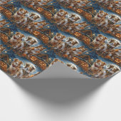 Nova Scotia Halloween Spooky Geschenkpapier (Ecke)