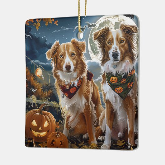 Nova Scotia Halloween Spooky Keramikornament (Links)