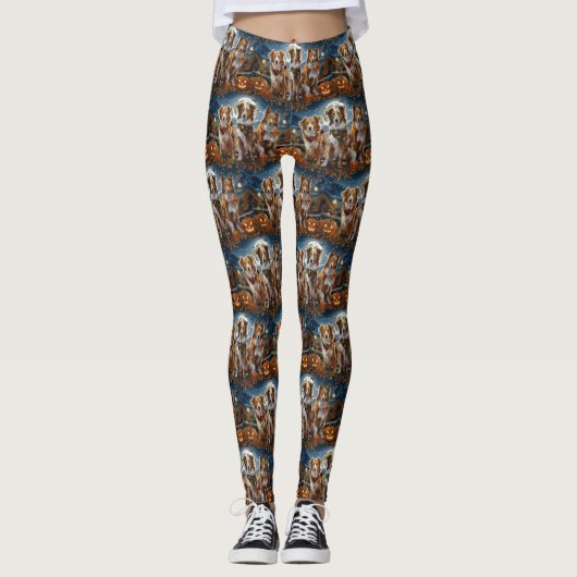 Nova Scotia Halloween Spooky Leggings (Vorderseite)