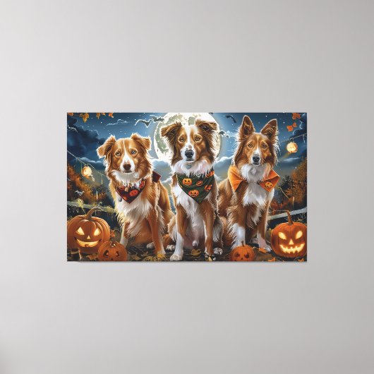 Nova Scotia Halloween Spooky Leinwanddruck (Vorderseite)