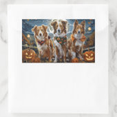 Nova Scotia Halloween Spooky Rechteckiger Aufkleber (Tasche)