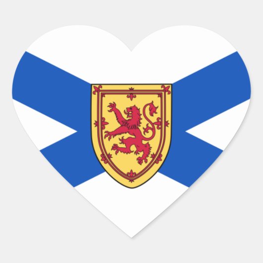 nova scotia Herz-Aufkleber (Vorderseite)