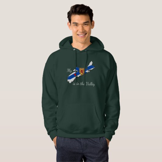 Nova Scotia hoodie My Heart ist im Tal (Vorne ganz)