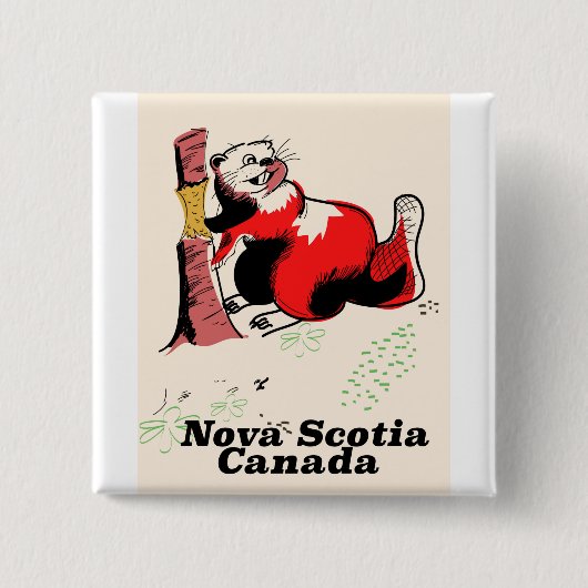 Nova Scotia Kanada Button (Vorderseite)