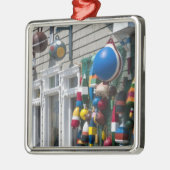 Nova Scotia, Kanada. Einkaufsgeschäft in Blue Rock Silbernes Ornament (Links)