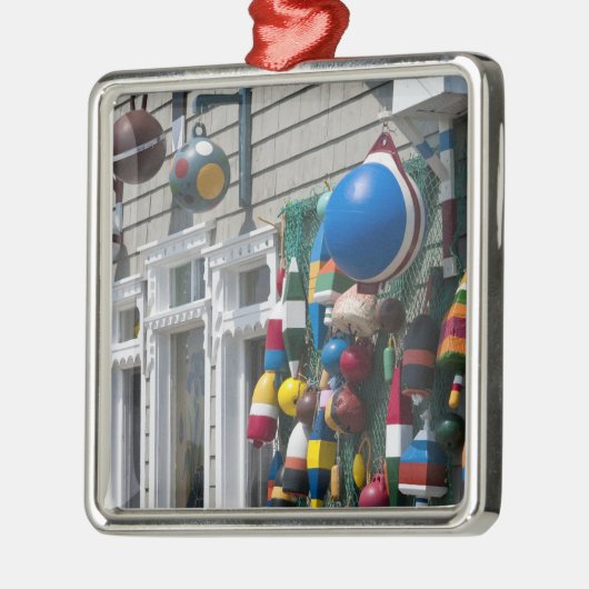 Nova Scotia, Kanada. Einkaufsgeschäft in Blue Rock Silbernes Ornament (Links)