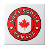 Nova Scotia Kanada Fliese (Vorderseite)