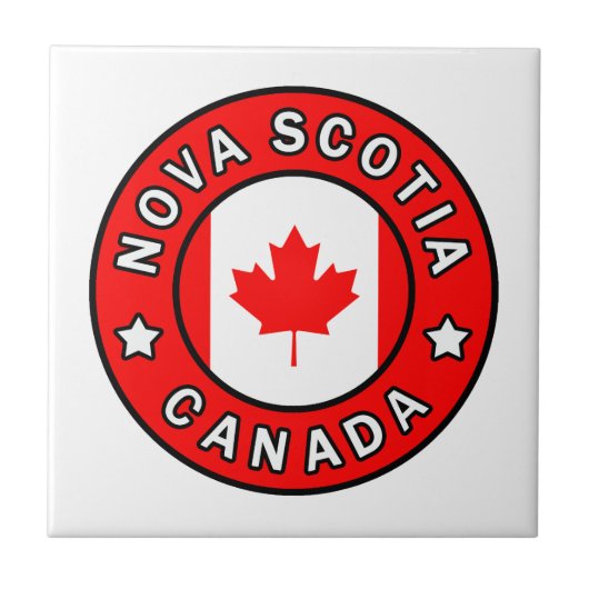 Nova Scotia Kanada Fliese (Vorderseite)