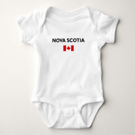 Nova Scotia Kanada Kanadische Flagge Licht Farbe Baby Strampler