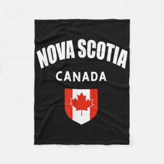 Nova Scotia Kanada Kanadische Flagge Wandern Campi Fleecedecke